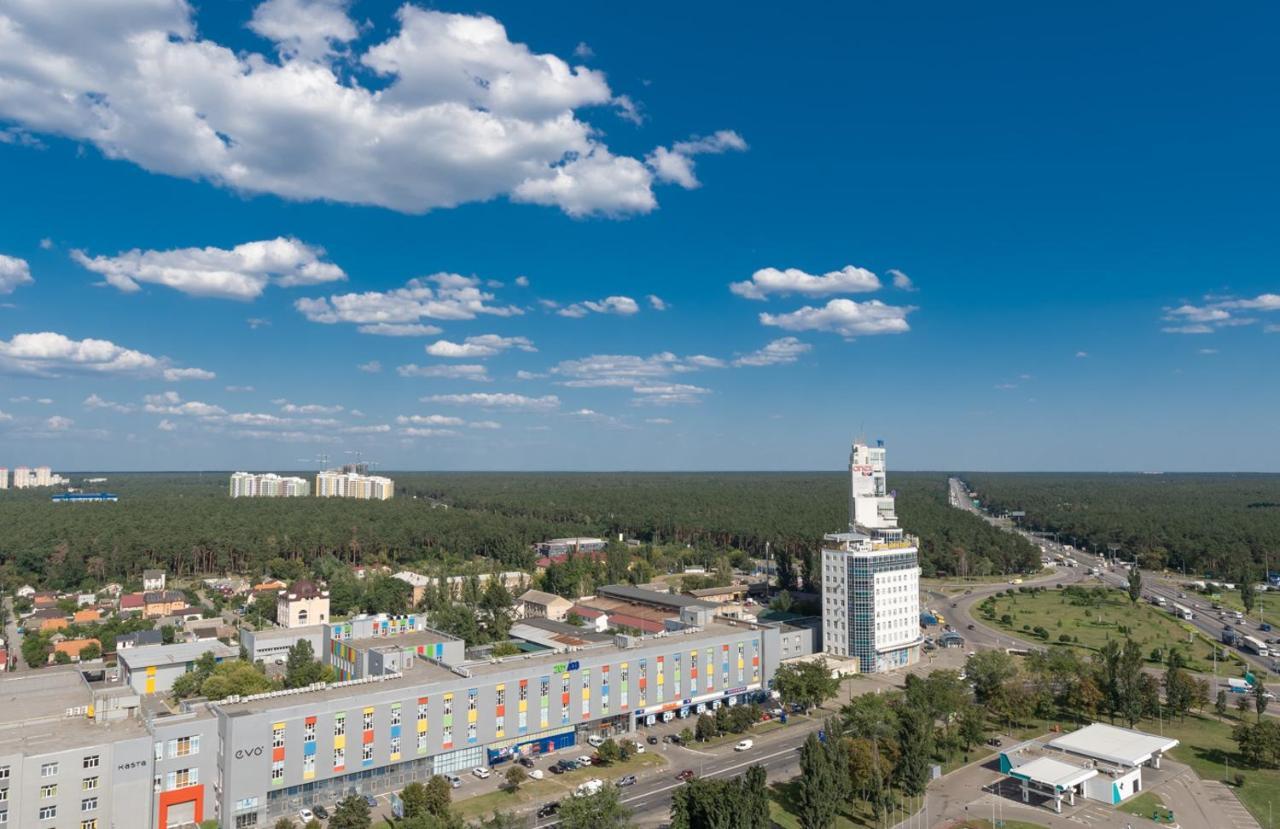 Люкс На Бориспільській Жк Олімпік Парк, Генератор На Будинку Kyjev Exteriér fotografie